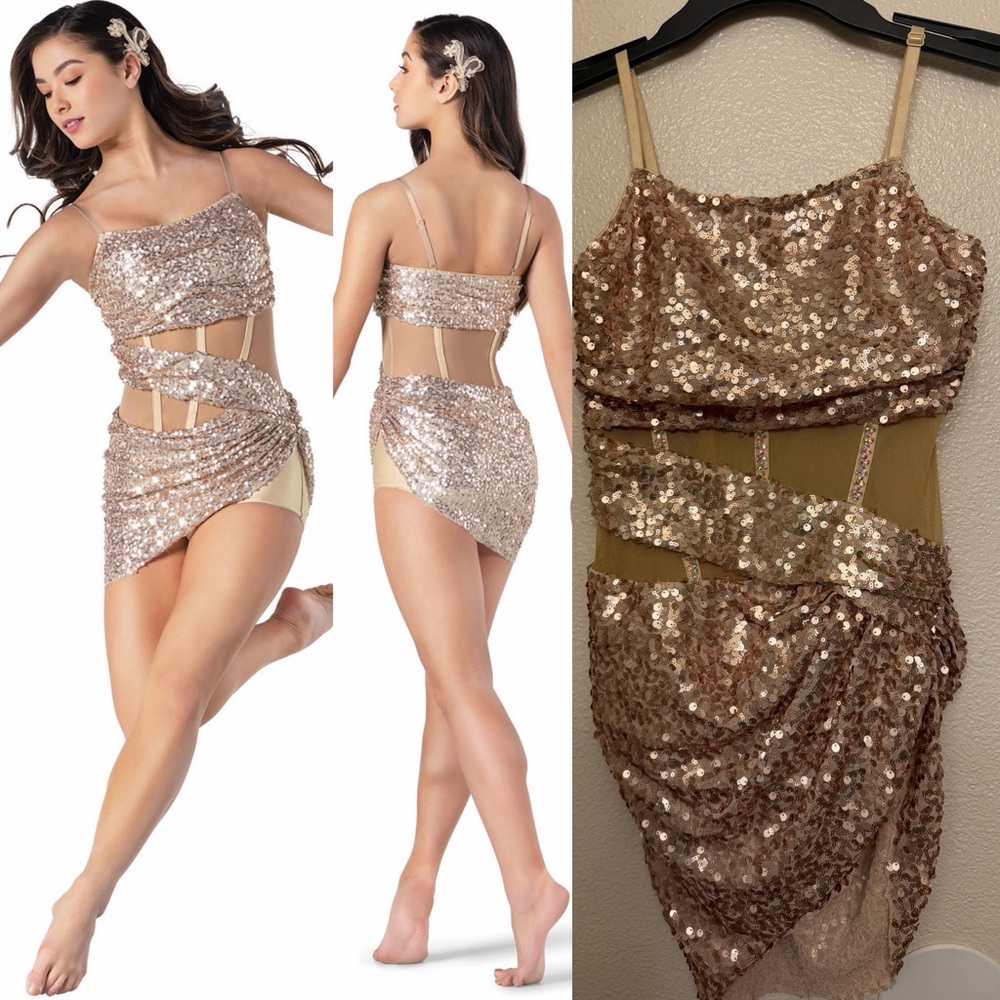 Tenth House custom Dance costume rose gold TRANQUILITY
TH22041 MA-Medium adult